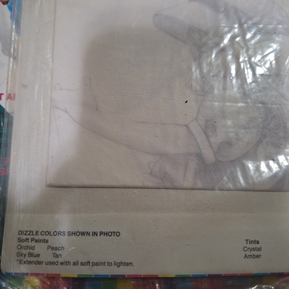 New 1990 DIZZLE Pre-Shaded Kids At The Shore 14" X 17" Sheet Hot Iron #50057 - Picture 6 of 8